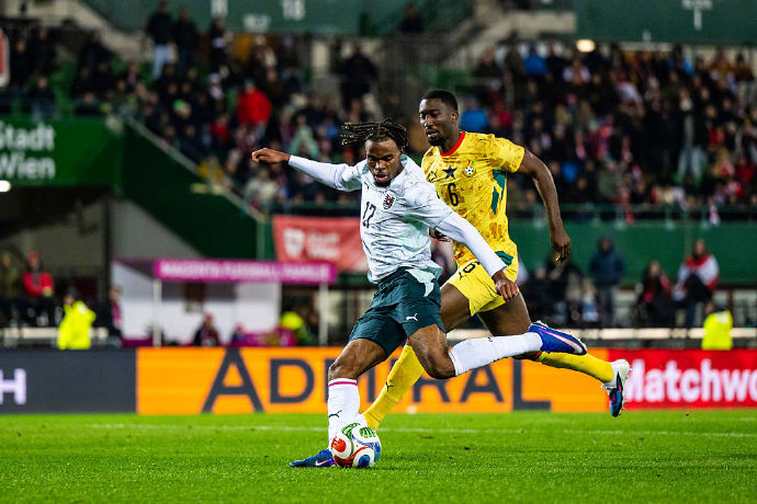 奥地利热身赛5-1大胜加纳 丘库埃梅卡首秀破门引